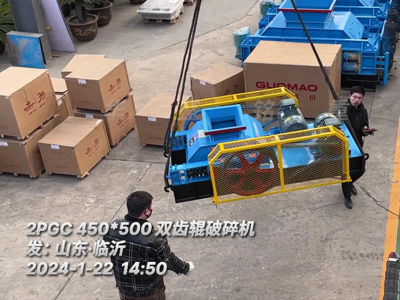 2PGC450X500星空（中国）助力山东临沂生石灰破碎项目
